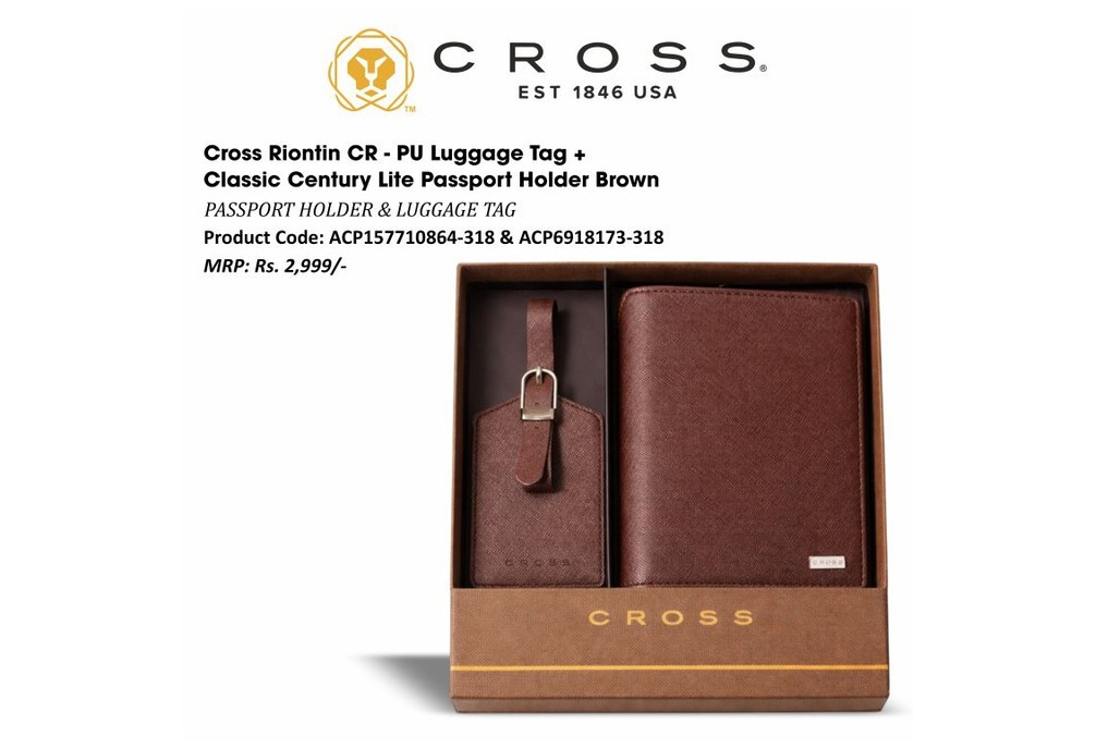 Riontin Lug.Tag+Passport D.Brn