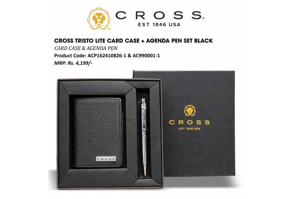 Tristo Card Case Blk + Agenda