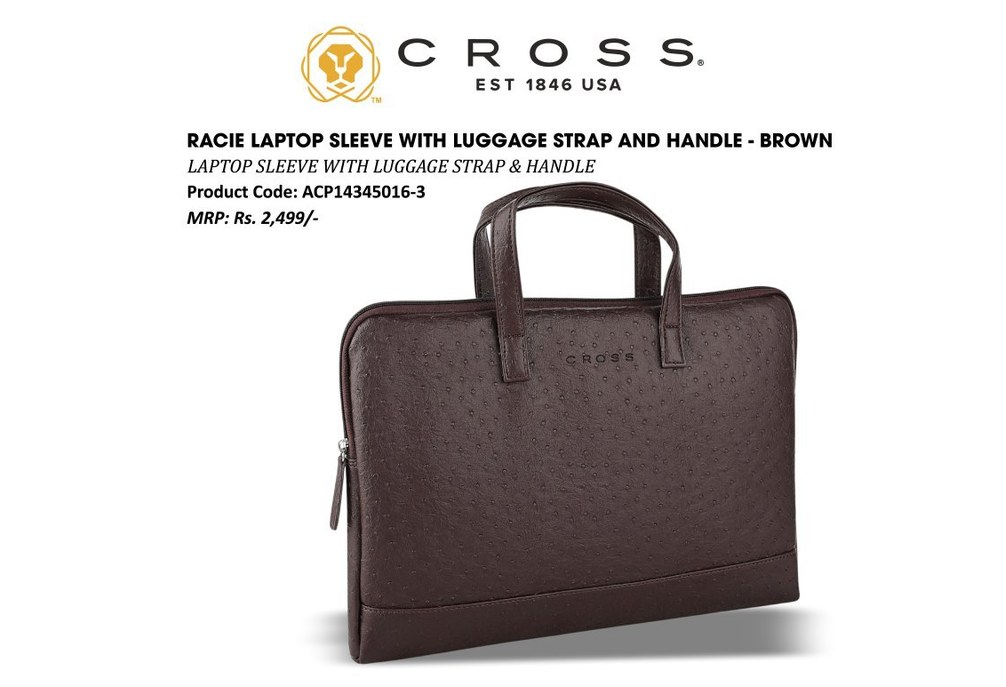 Racie CR Laptop Sleeve Brn