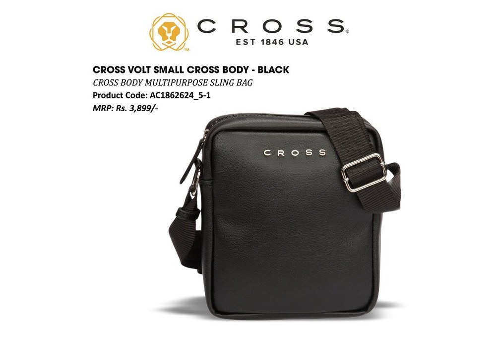 Volt Small Cross Body Black