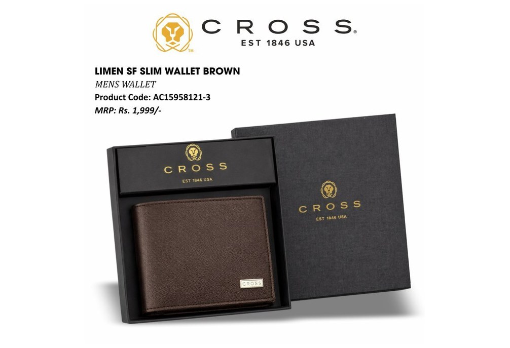 Limen SF Slim Wallet Brown