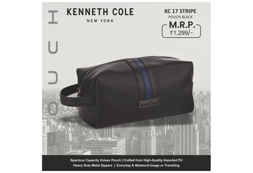 KC-17 Stripe Pouch Black