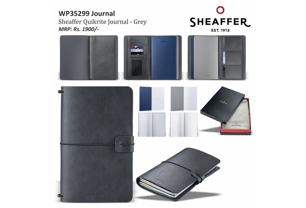 Journal GREY Plain & Ruled QUIKFILLS