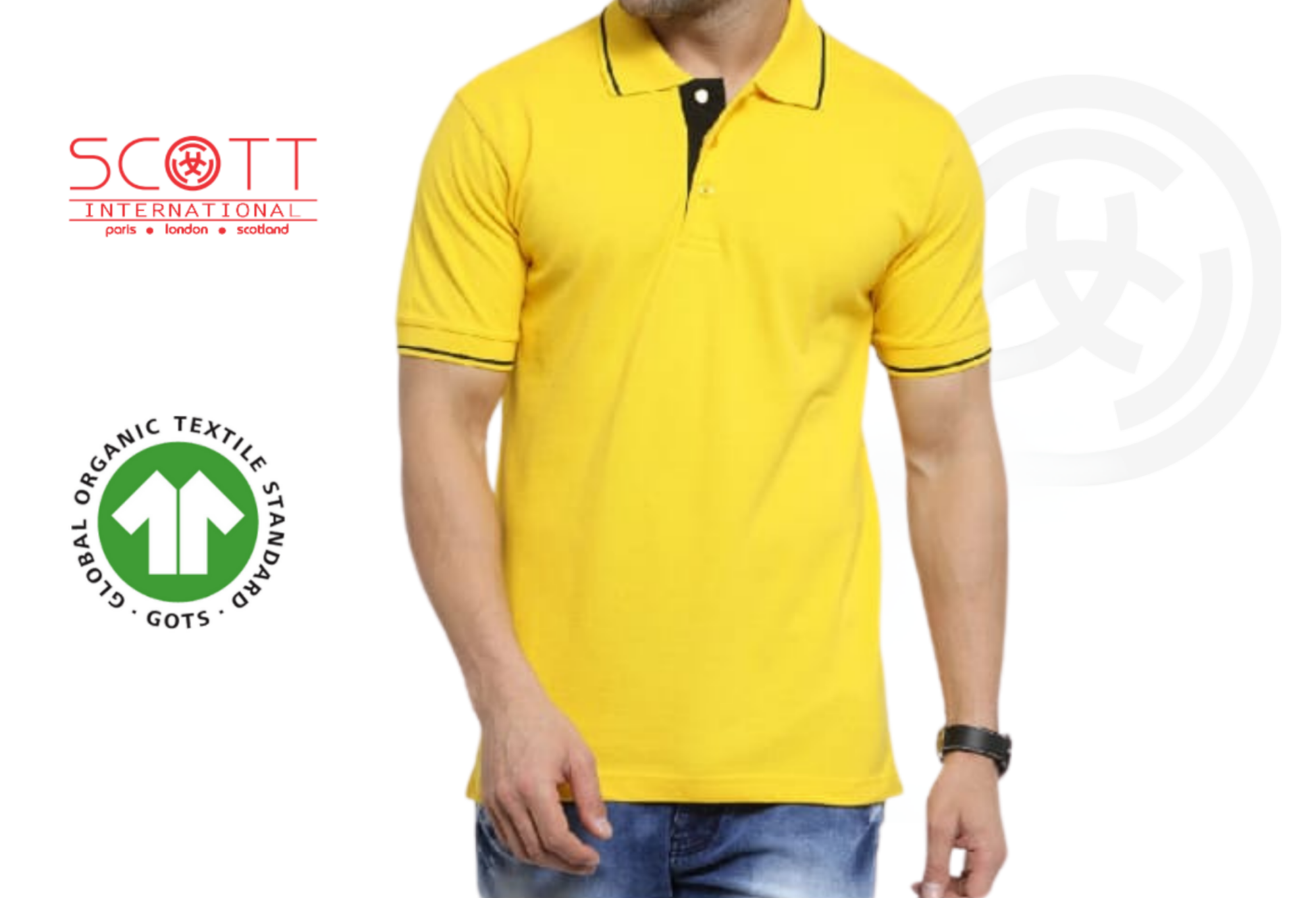Scott Polo T-shirts Yellow